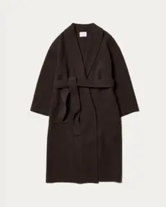 BEAUTY&YOUTH モッサショールカラーリバー コート　ブラウン