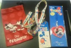 【未使用】ディズニーのスマホグッズ スマホ入れ ネックストラップ キーホルダー