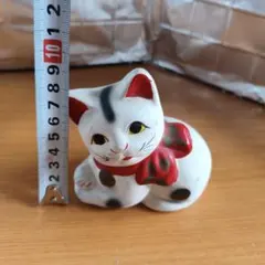 招き猫 貯金箱 陶器製 置物