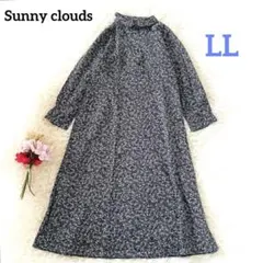 Sunny clouds 大きいサイズ ｐｏｎの花柄みたいなワンピース LL