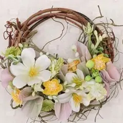 いきなりセール！グリーンが爽やか ミニハーフリース アーティフィシャルフラワー