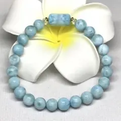高品質♡ ラリマー　ブレスレット