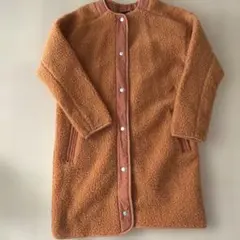 adidas フリースジャケット オレンジ