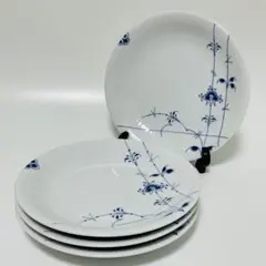   ブルーエレメンツ 22cm プレート ４枚 ロイヤルコペンハーゲン ブルーエレメンツ 皿 22cm 4枚セット - メルカリ