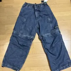 新品　GU undercover デニムカーゴパンツ