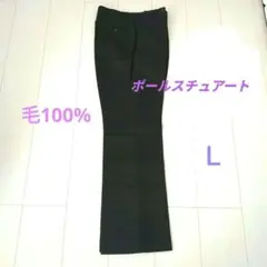 レリアン　カジュアルパンツ　黒　スラックス　ストレート　ズボン　ビジネスのサムネイル