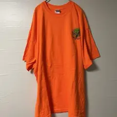 Ghobe giel 鹿 Tシャツ XL オレンジ ビッグシルエット