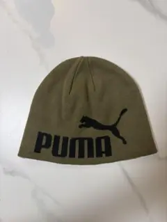 PUMA ニット帽 ビーニー カーキのサムネイル