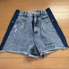 Pinklatte デニムショートパンツ