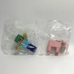 【2個セット】マイクラ ガチャガチャ スイングマスコット3