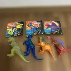 恐竜アタック&co ギガノトサウルス　スピノサウルス他4体セット