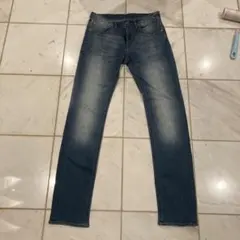 GＵ　スリムフィット ダークブルーデニム　メンズ