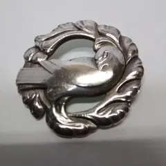 美品　  309 シルバーブローチ　バード　鳥　リーフ　葉 美品 GEORG JENSEN 309 シルバーブローチ バード 鳥 リーフ 葉 - メルカリ