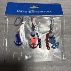 錨 いかり アンカー 型 ミッキー マリン ストラップセット　ディズニーリゾート