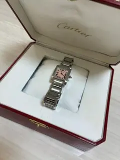 カルティエ　腕時計　タンク フランセーズ SM（ステンレス製・クォーツ式）