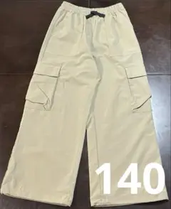 カーゴパンツ ベージュ 140 ※ウエストゴム交換品