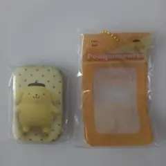 ポムポムプリン スクエア缶バッチ＆カバー