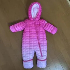 【美品】SNOZU ベビー用中綿ジャンプスーツ ピンク