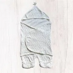 フード付きおくるみ 赤ちゃん本舗　ホワイト　50 60 70