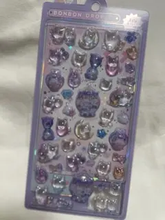 ボンボンドロップシール　ナイトミャウ　オリジナル