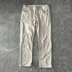 良品【エドウィン】（XL）スリムテーパードデニム ジャージーズ ライトベージュ