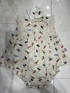 新品　フタフタ　リサとガスパールロンパース　70cm