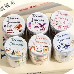 コラージュ　アルミ箔　ドリームジャーニー　ロールステッカー6種類
