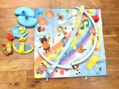 こどもチャレンジ カラフルなベビージム おもちゃ付き