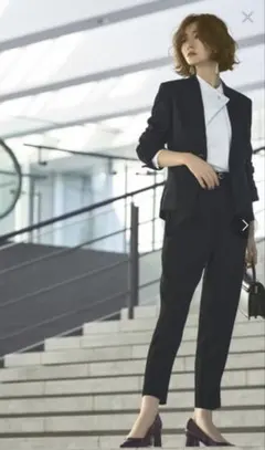 ストレッチツイードノーカラージャケット3点セットアップフォーマルセレモニースーツ