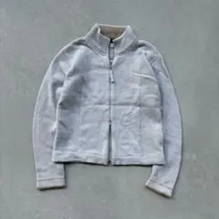 90s ARMANI JEANS ドライバーズニット　Y2K 短丈　古着