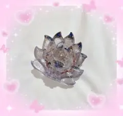天然石 メノウ アゲート ドゥルージー ロータス 蓮の花 置物 インテリア 天然石 メノウ アゲート ドゥルージー ロータス 蓮の花 置物