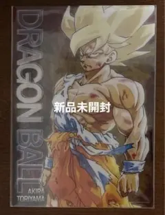 【新品未開封】ドラゴンボール　下敷き　ジャンプショップ　超サイヤ人　孫悟空のサムネイル