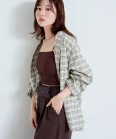 Kastane チェックシャツジャケットのサムネイル