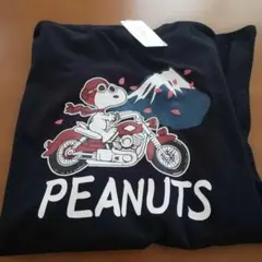 PEANUTS スヌーピー 半袖Tシャツ LL ブラック