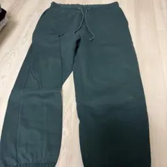 GU ダークグリーン スウェットパンツ Lサイズ