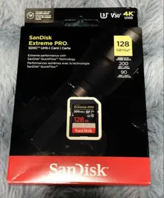SanDisk Extreme PRO 128GB SDXSカード