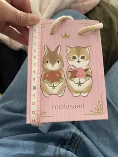 mofusand ウサギと猫のイラストバッグ