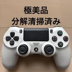 美品 PS4 純正コントローラー ホワイト Sony Interactive Entertainment 純正品 PS4 ワイヤレスコントローラー