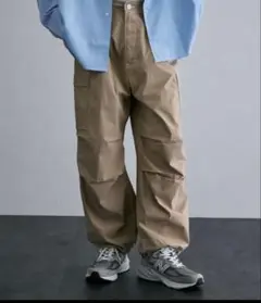 EDWIN STEPMARK カーゴパンツ メンズ レディース　ベージュ