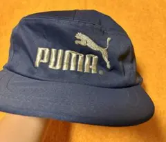 ☆PUMAシルバーラメロゴ&マーク入りキャップ ネイビー 55cm☆のサムネイル