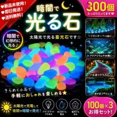 夜光石 200個 ルミナスストーン カラフル飾り石 蓄光石 光る石 水槽石