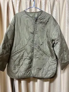 オリーブグリーン キルティングジャケット