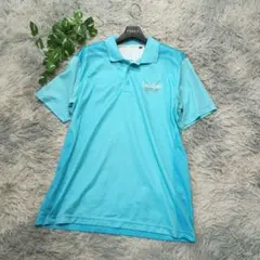 【Cullinan Golf Club】ポロシャツ（M） 通気性◎ ライトブルー