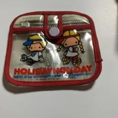 昭和レトロ サンリオ パティ＆ジミー ビニールポーチのサムネイル