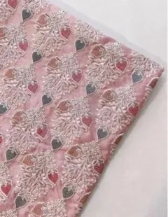 cotton work Ak様専用 インド刺繍生地　PST B品　4