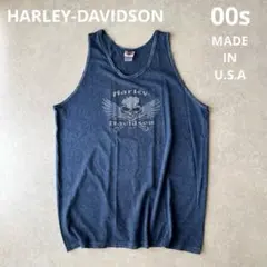 00s USA製 HARLEY-DAVIDSON スカル ドクロ フェード
