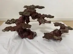 水槽用石 赤褐色 自然な形状 約30cmのサムネイル
