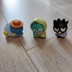 ガチャガチャ　はぴだんぶい　フィギュアセット　イケてるパーカーフィギュア