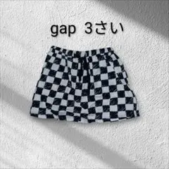 美品　Gap チェッカーフラッグ キュロットスカート 3歳のサムネイル