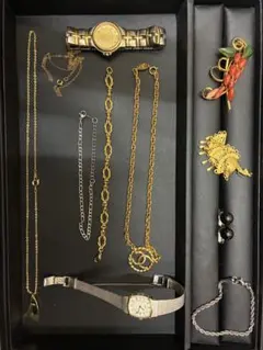 凛*離様 【遺品整理】ネックレス、時計などアクセサリーまとめ売り